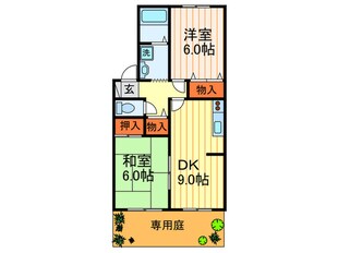 ﾊｲｶﾑｰﾙｾﾌﾞﾝの物件間取画像